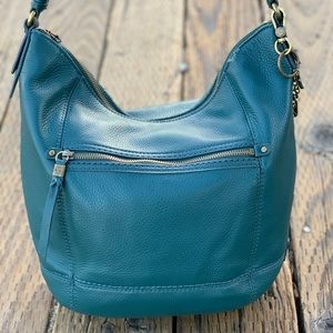 The Sak Sequoia Leather Hobo Slate Silver